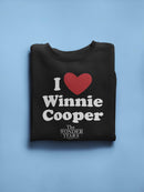 In Love With Winnie Cooper Sweatshirt Women's -T-Line Designs