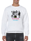 The Wonder Years Main Characters Sweatshirt Men's -T-Line Designs