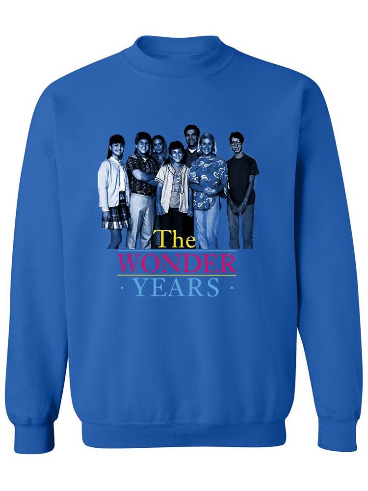 The Wonder Years Main Characters Sweatshirt Men's -T-Line Designs