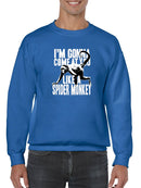 Come Like A Spider Monkey Sweatshirt Men's -T-Line Designs