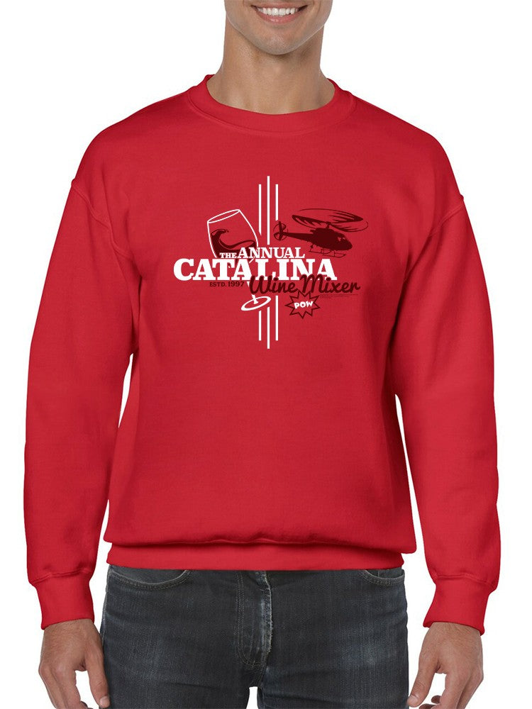 Annual Catalina Wine Mixer Sweatshirt Men's -T-Line Designs