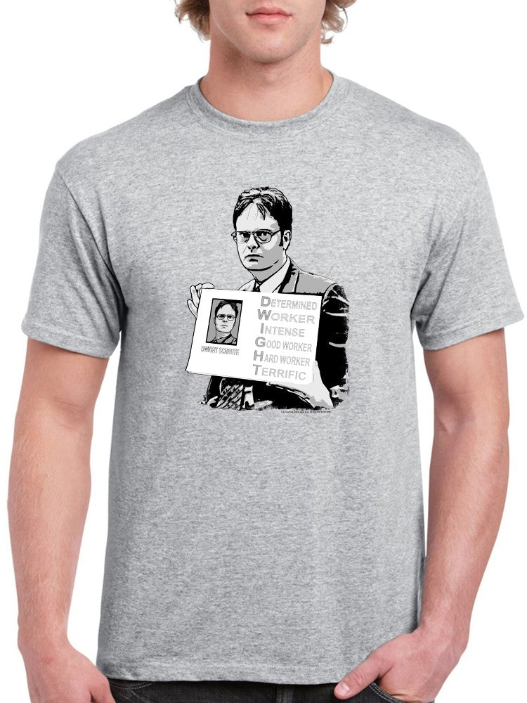 The Office:  Dwight Initials