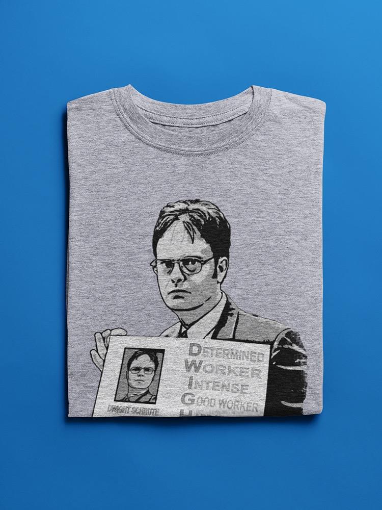 The Office:  Dwight Initials