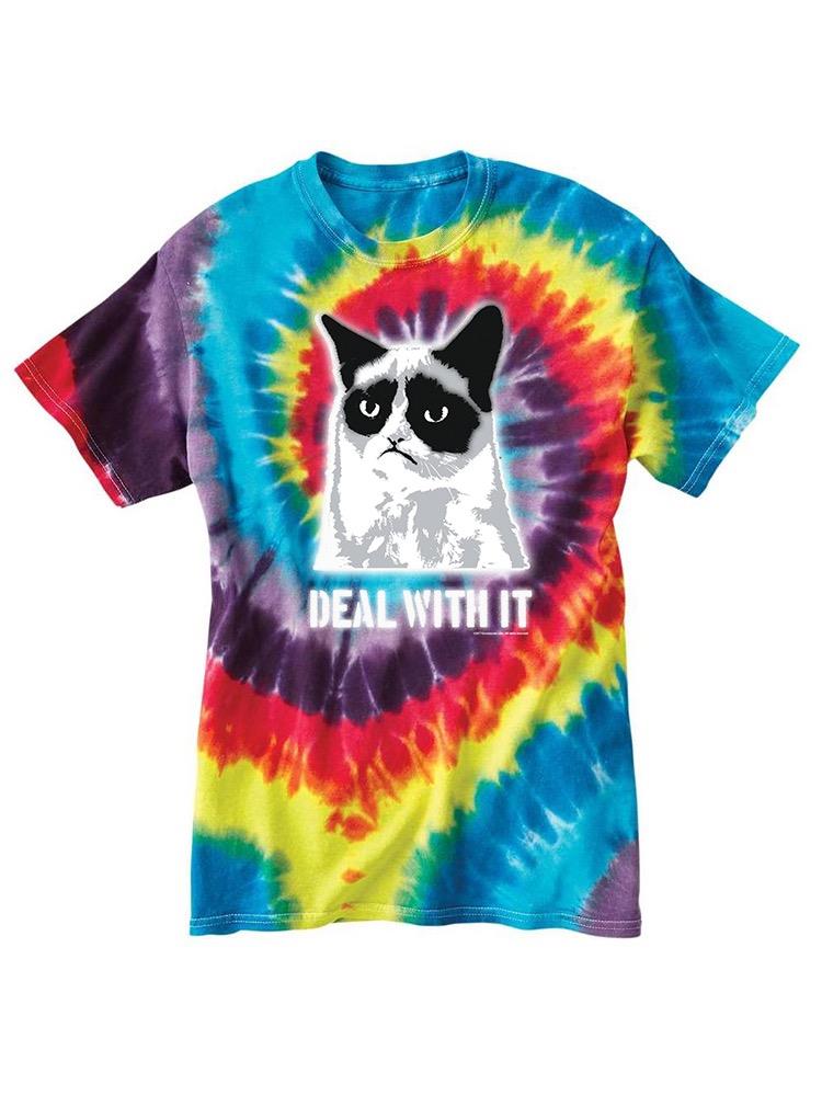 Deal With It, Cat Tie-Dye Spiral -