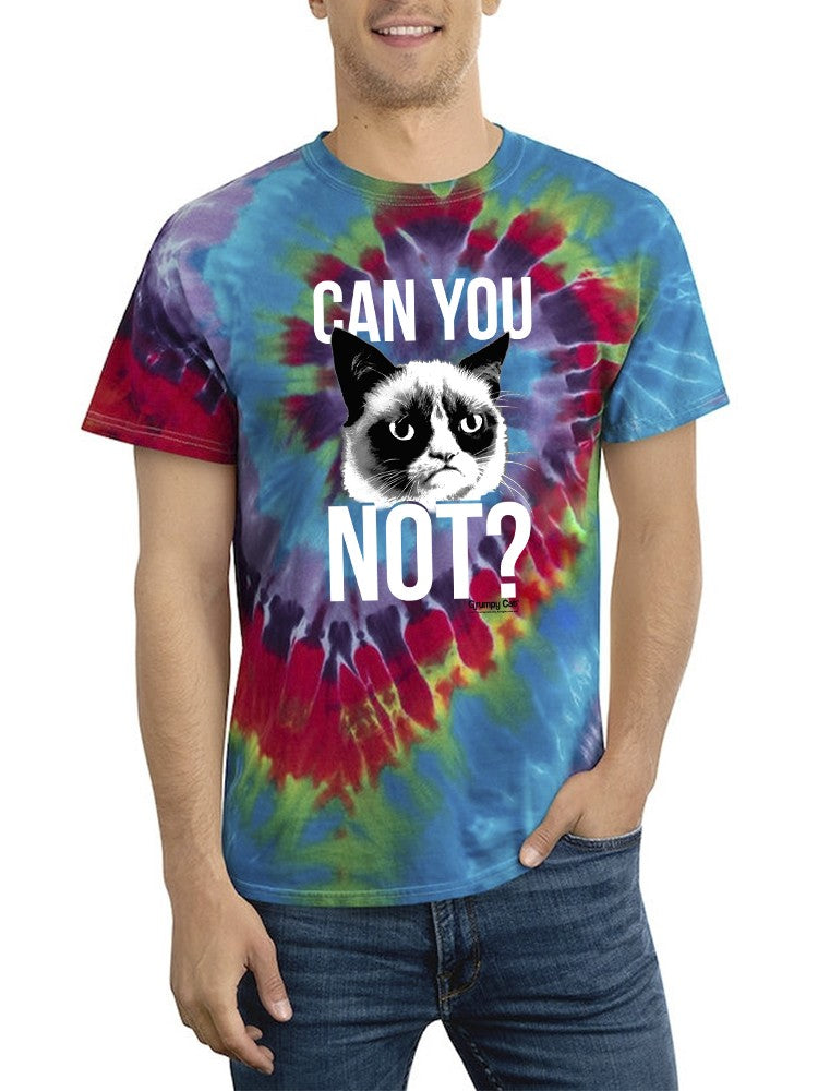 Can You Not? Grumpy Cat Tie-Dye Spiral -