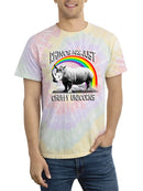 Chubby Unicorns Tie-Dye Spiral -