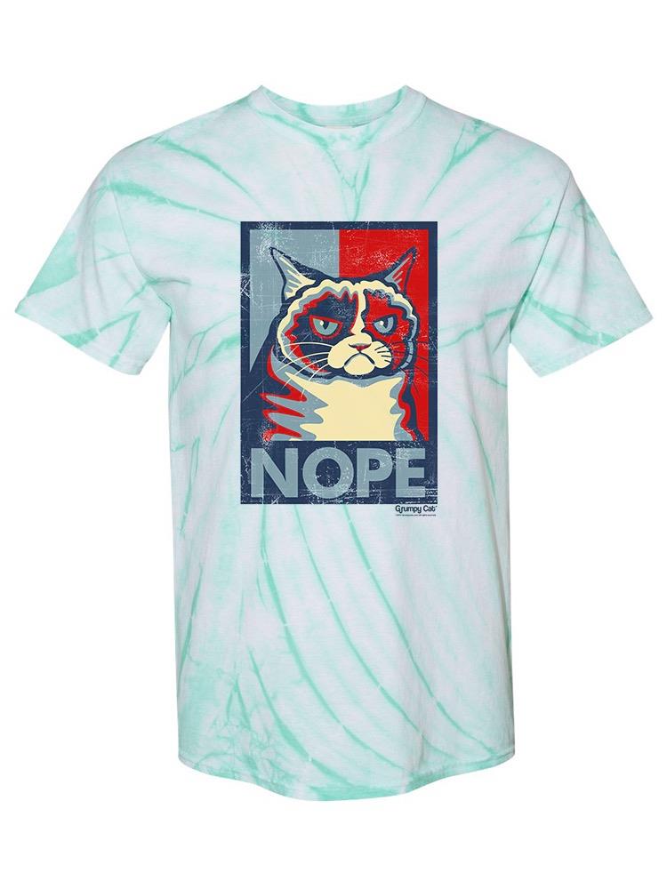 Nope, Grumpy Cat Tie-Dye Cyclone -