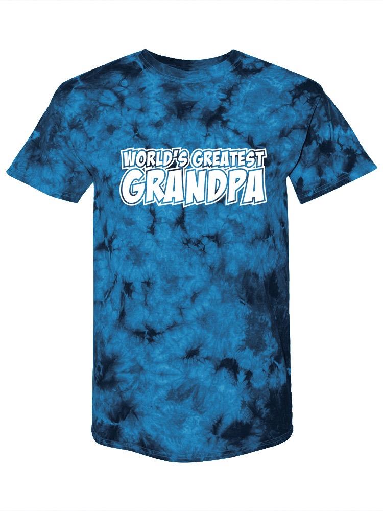 World's Greatest Grandpa Tie-Dye Crystal -