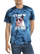 It's You. Grumpy Cat Tie-Dye Crystal -
