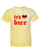 I Love Beer, German Quote Tie-Dye Cyclone -