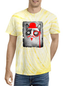 Grumpy Cat Painted Tie-Dye Cyclone -