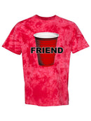 Friend, Red Cup Tie-Dye Crystal -
