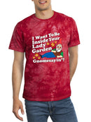 Gnome Garden Quote Tie-Dye Crystal -