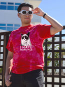 I Hate Mondays. Grumpy Cat Tie-Dye Crystal -