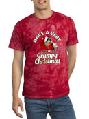 Have A Very Grumpy Christmas Tie-Dye Crystal -