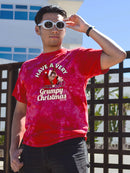 Have A Very Grumpy Christmas Tie-Dye Crystal -