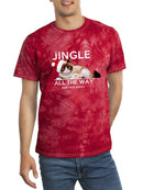 Jingle Far Away. Grumpy Cat Tie-Dye Crystal -