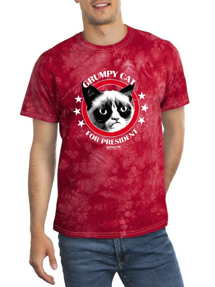 Grumpy Cat For President Tie-Dye Crystal -