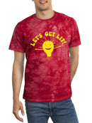 Light Bulb Lit Tie-Dye Crystal -