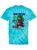 Rat Fink In Motor Car Tie-Dye Cyclone -