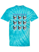 Expressions Of Grumpy Cat Tie-Dye Cyclone -