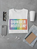 Dunder Mifflin Rainbow T-shirt The Office