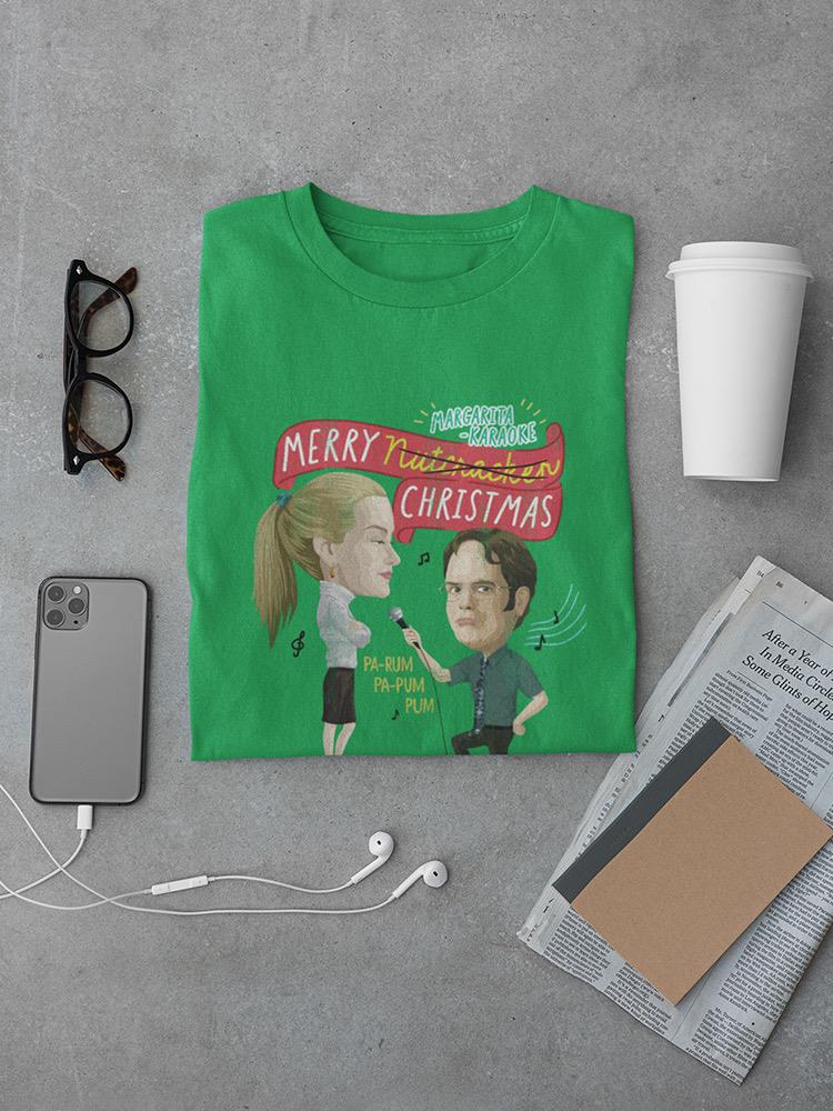 Margarita-karaoke Christmas T-shirt The Office