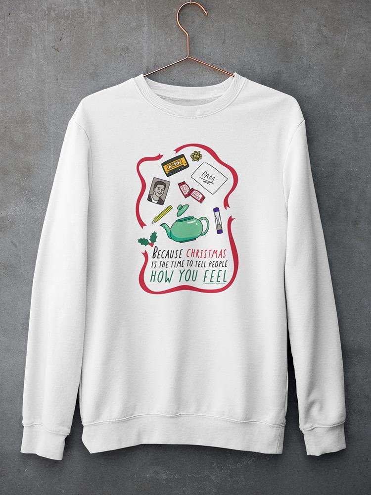 Christmas Feels The Office Sweatshirt The Office