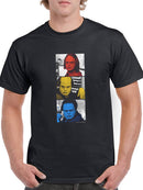 Dwight With Wigs T-shirt The Office
