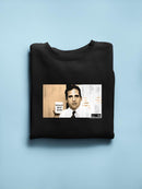 Michael Scott With A Mug Hoodie or Sweatshirt The Office