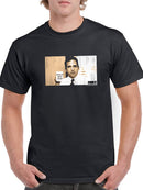 Michael Scott With A Mug T-shirt The Office