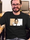 Michael Scott With A Mug T-shirt The Office