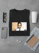 Michael Scott With A Mug T-shirt The Office