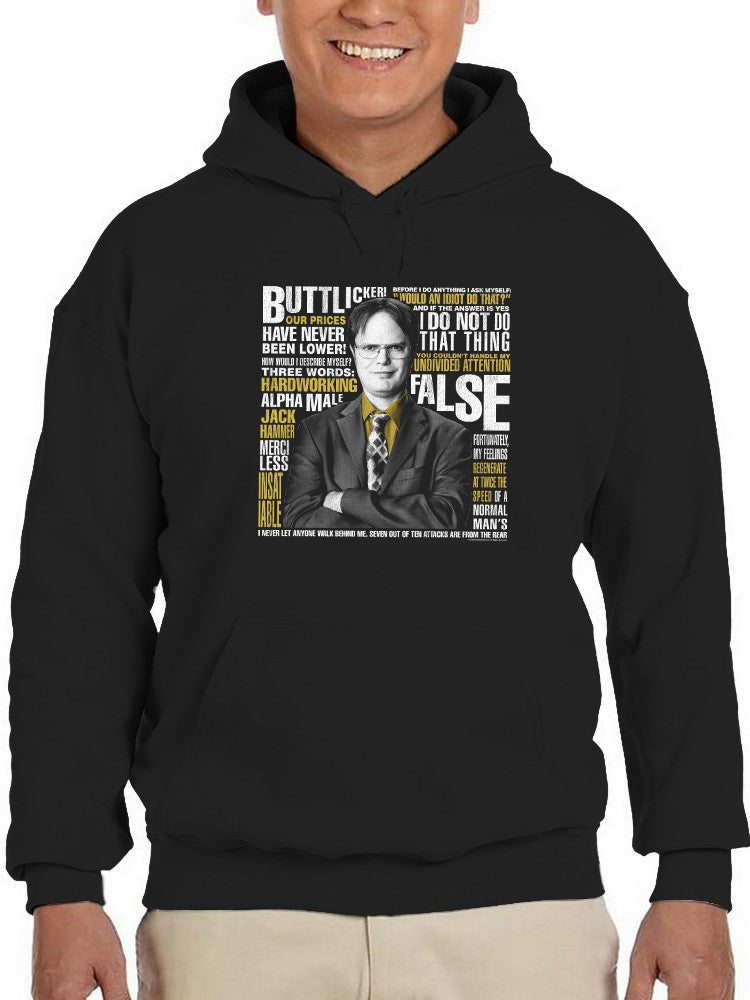 Dwight Schrute Quotes Hoodie or Sweatshirt The Office