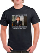 No Idea What To Do T-shirt The Office