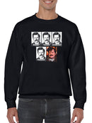 Ron Swanson Expressions Sweatshirt Parks And Recreation