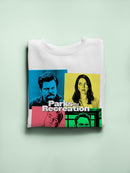Parks And Rec Characters Sweatshirt Parks And Recreation