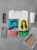 Parks And Rec Characters T-shirt Parks And Recreation