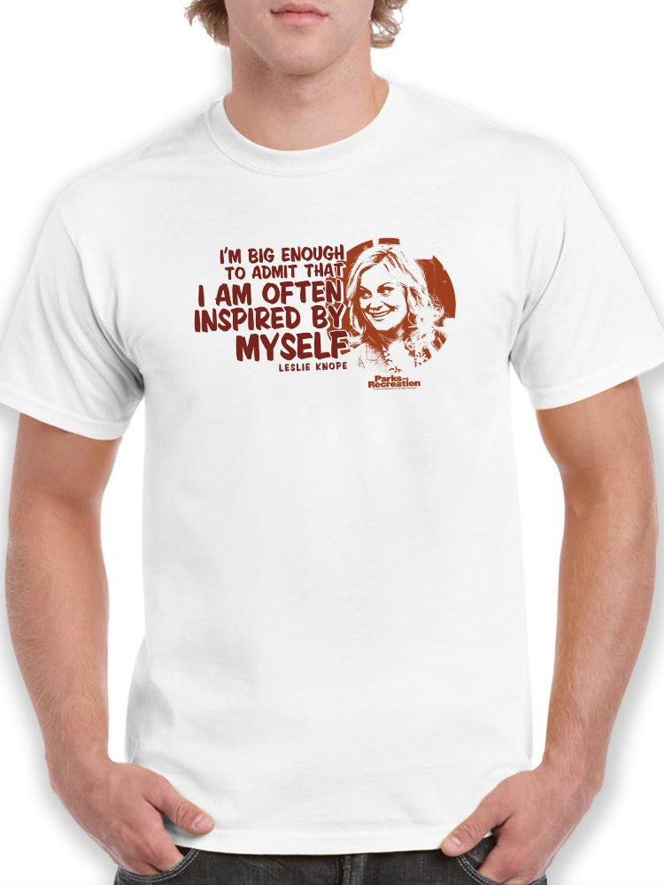 Often Inspired By Myself T-shirt Parks And Recreation