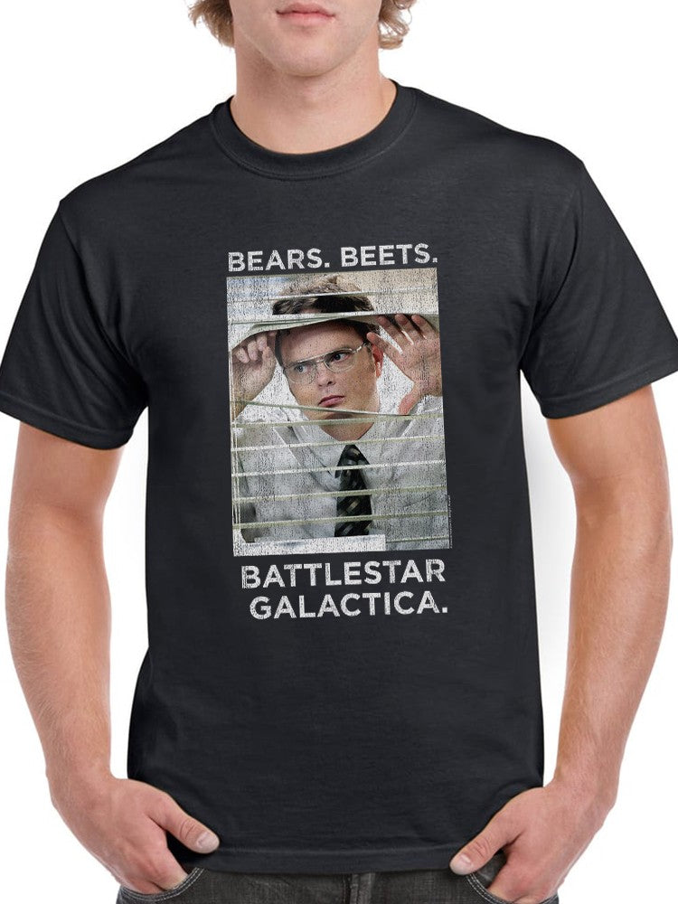 Bears And Beets Quote T-shirt The Office