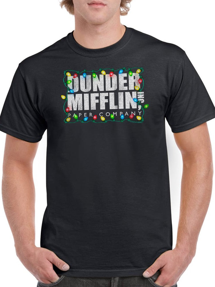 Dunder Mifflin Christmas Lights T-shirt The Office