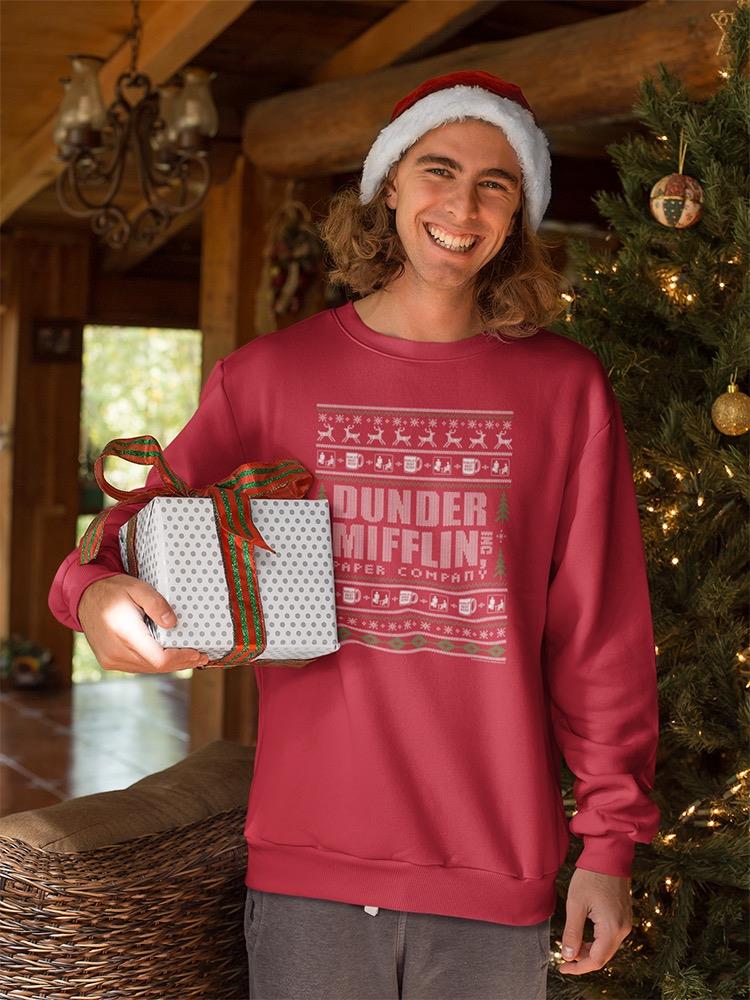 Dunder Mifflin Christmas Pattern Sweatshirt The Office