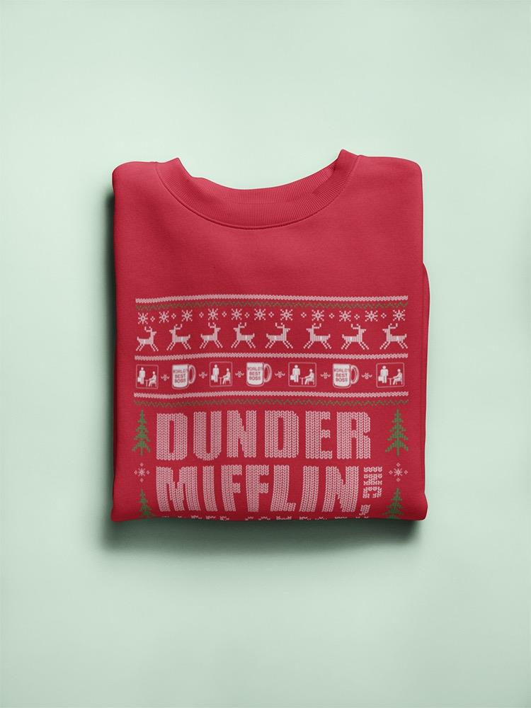 Dunder Mifflin Christmas Pattern Sweatshirt The Office