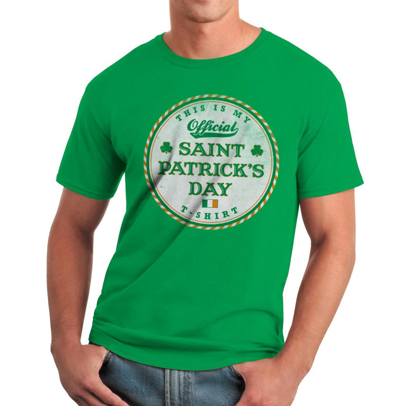 This Is My Official Saint Patrick's Day T-shirt Men's Kelly Green T-shirt