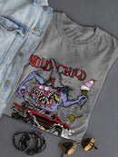 Rat Fink Wild Child Women's Sports Grey T-shirt