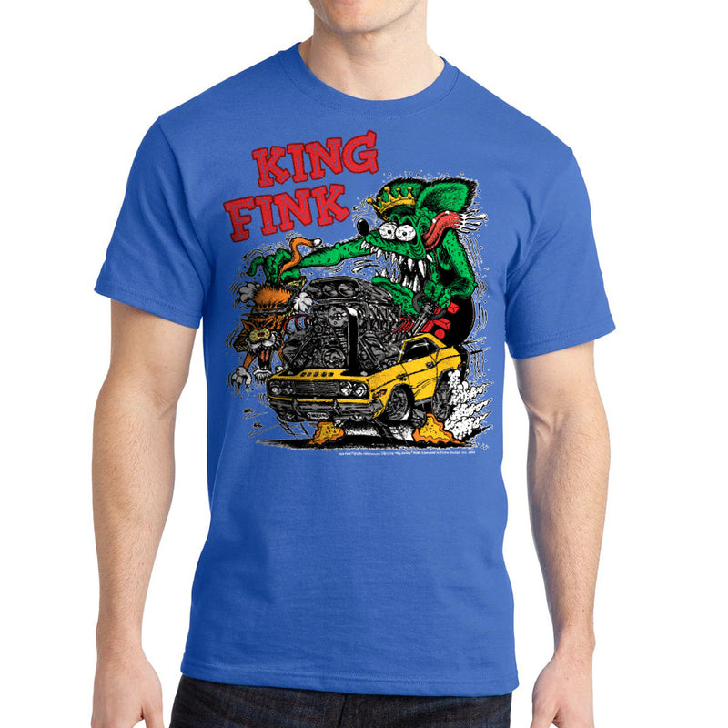 Rat Fink King Fink Dodge Ed "Big Daddy" Men's Royal Blue T-shirt