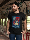 Grumpy Cat Nope Men's Black T-shirt NEW Sizes S-2XL