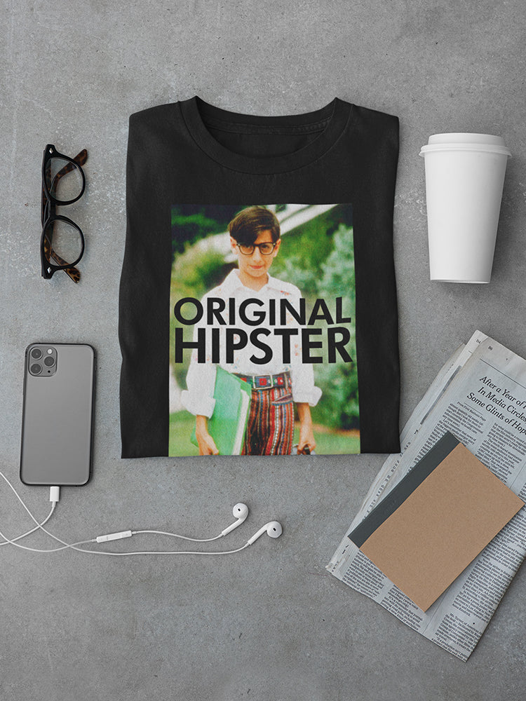 The Wonder Years Original Hipster Men's Black T-shirt