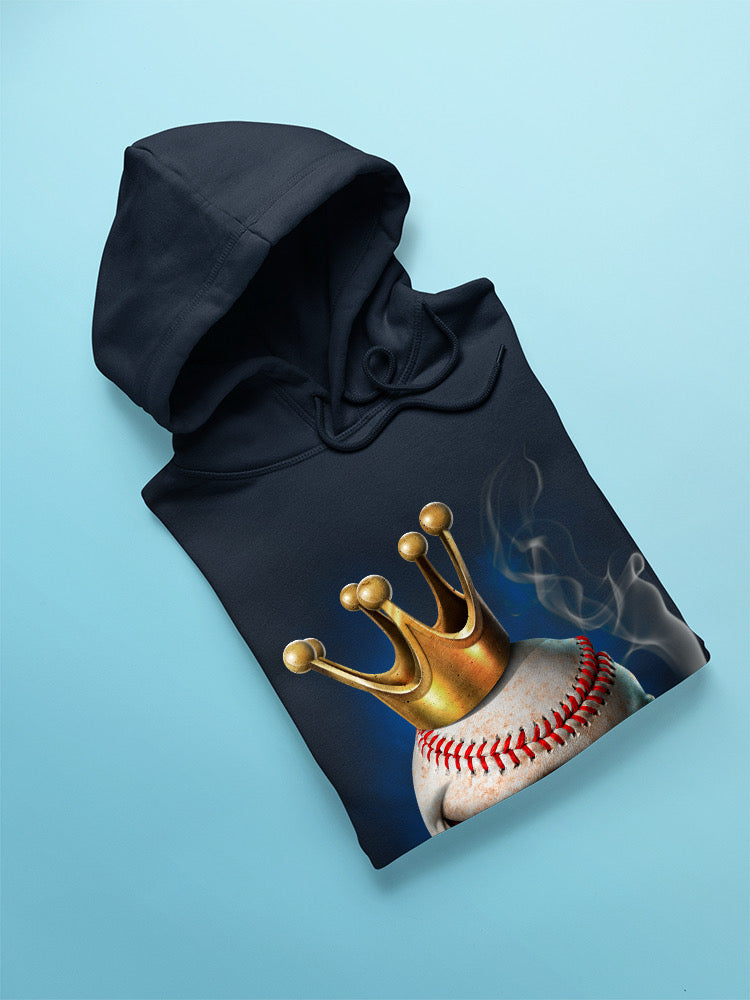 Baseball Cigar Hoodie or Sweatshirt -Tom Wood Designs