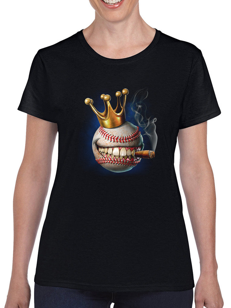 Baseball Cigar T-shirt -Tom Wood Designs